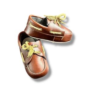 Vintage Baby Boy Cradle Jumper Boat Shoes Formal Size 3 90’s